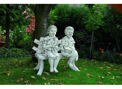 Fille assise Figure Statue Figures Sculpture Statues décoratives Jardin
